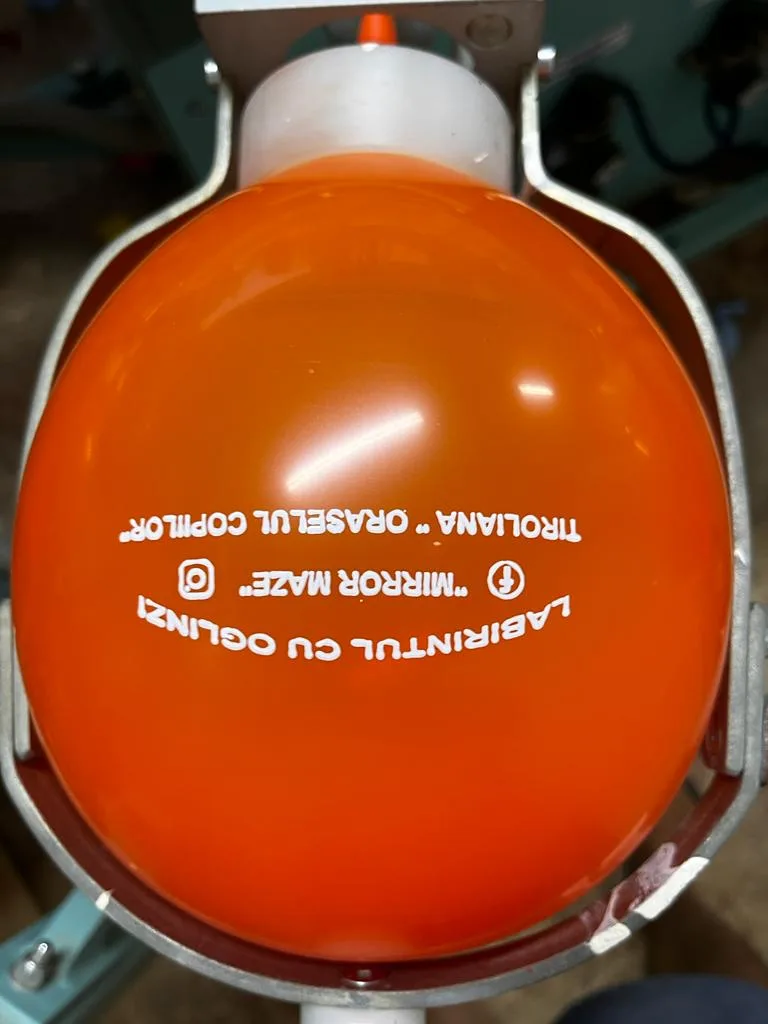 Custom printed advertising balloon – example 3